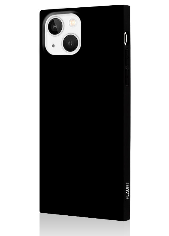 Black Patent SQUARE iPhone Case