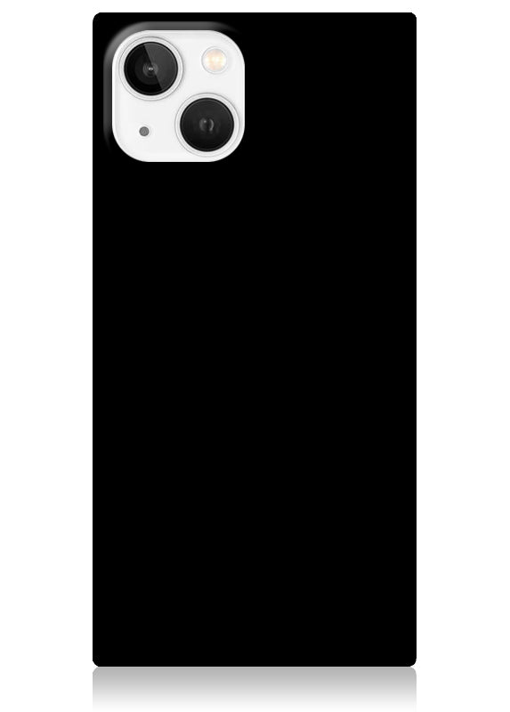 Black Patent SQUARE iPhone Case