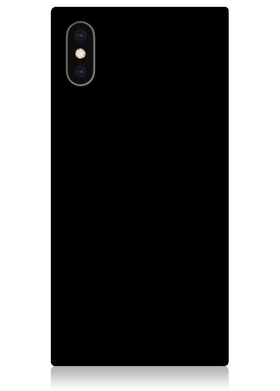 Black Patent SQUARE iPhone Case