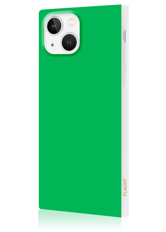 Emerald Green SQUARE iPhone Case
