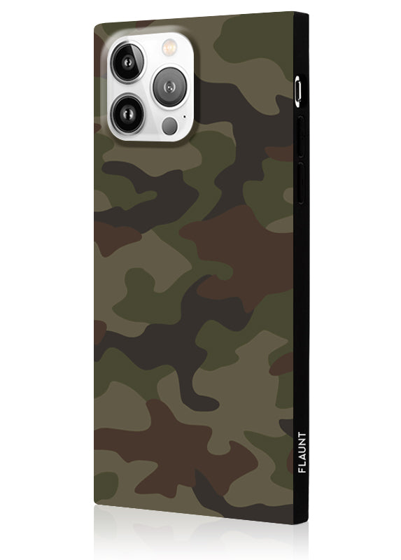 Matte Camo SQUARE iPhone Case