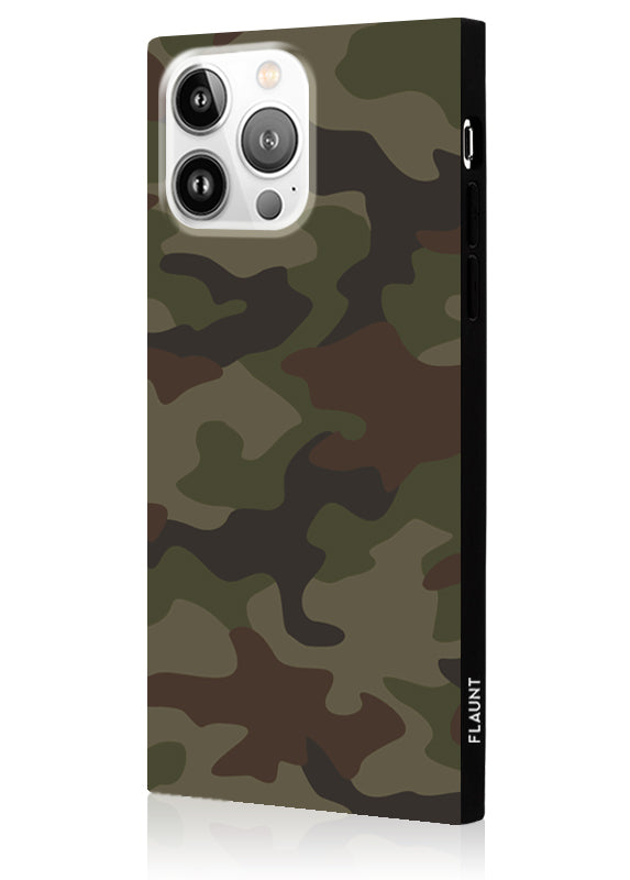 Matte Camo SQUARE iPhone Case