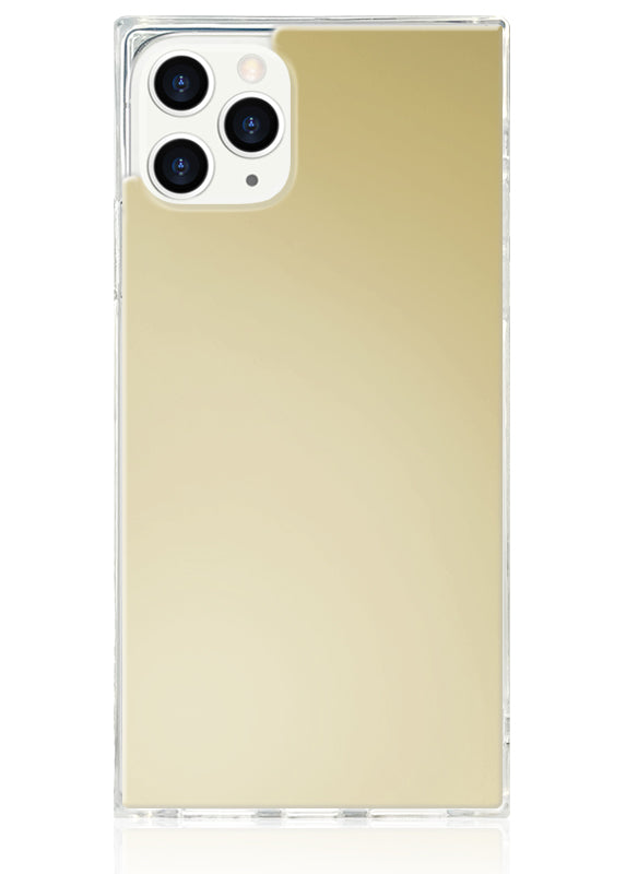 Metallic Gold Mirror SQUARE iPhone Case