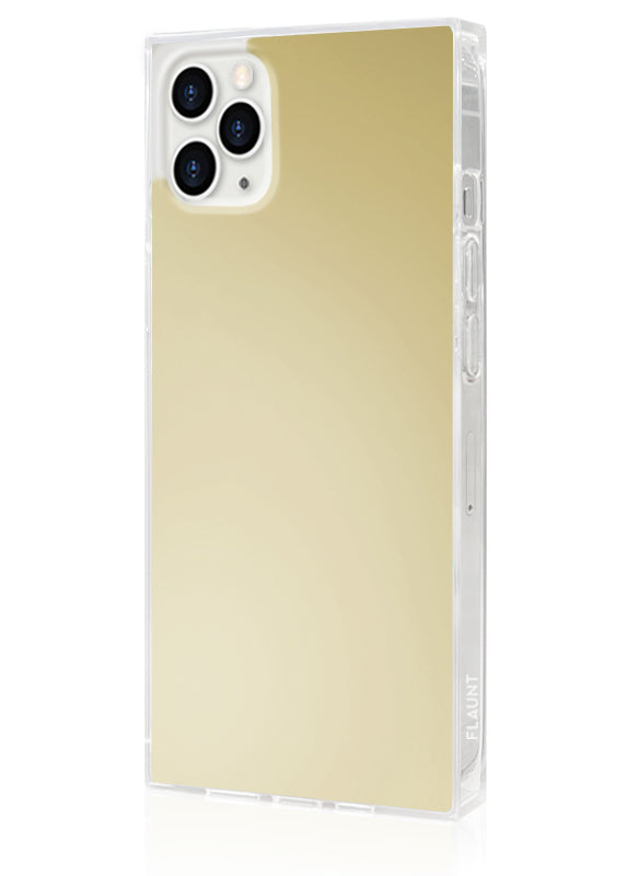 Metallic Gold Mirror SQUARE iPhone Case