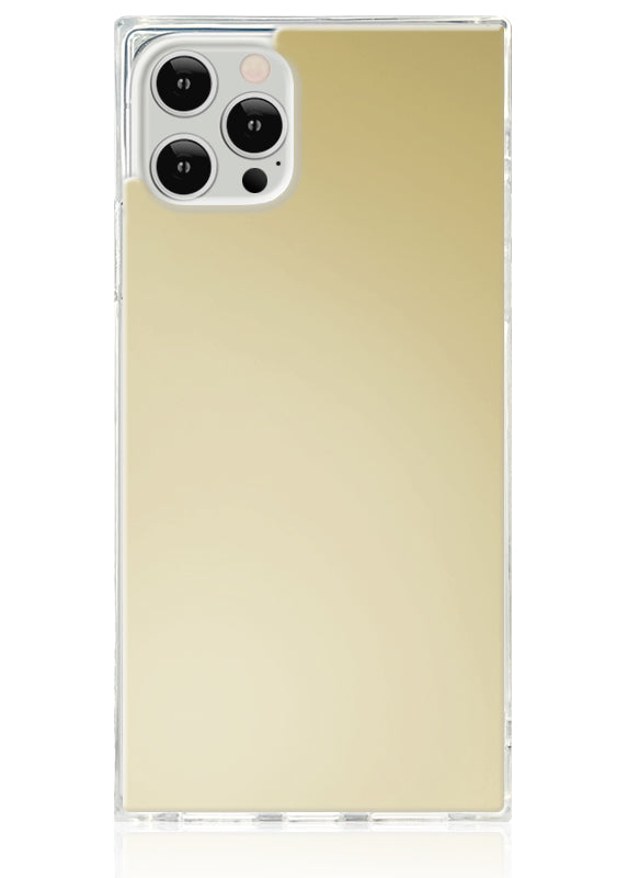 Metallic Gold Mirror SQUARE iPhone Case