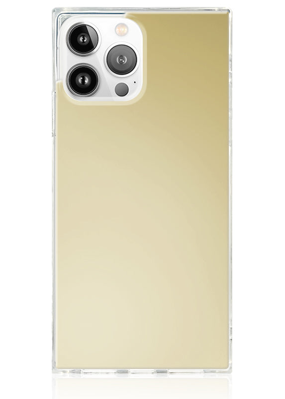 Metallic Gold Mirror SQUARE iPhone Case