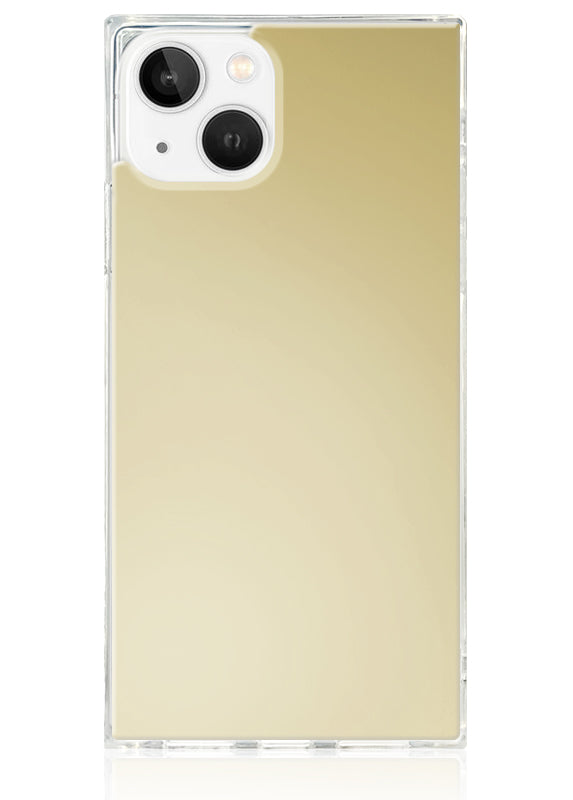 Metallic Gold Mirror SQUARE iPhone Case