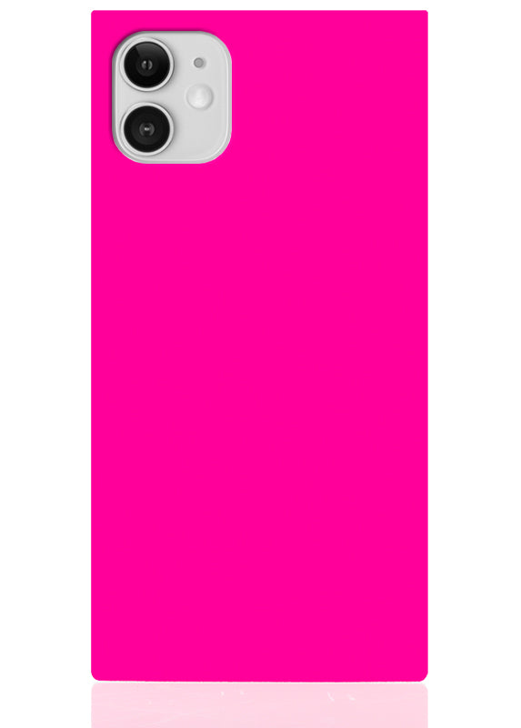 Neon Pink SQUARE iPhone Case