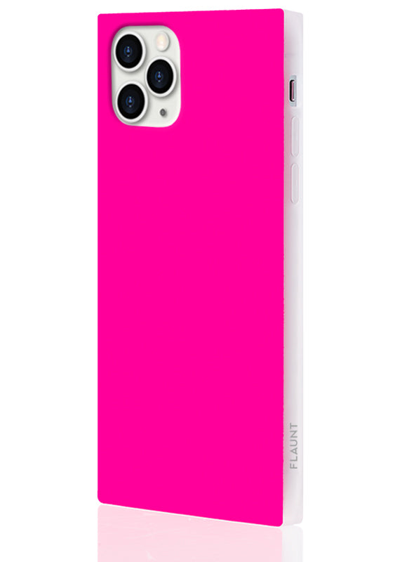 Neon Pink SQUARE iPhone Case