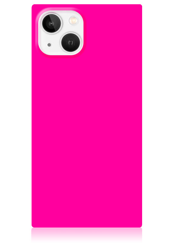 Neon Pink SQUARE iPhone Case