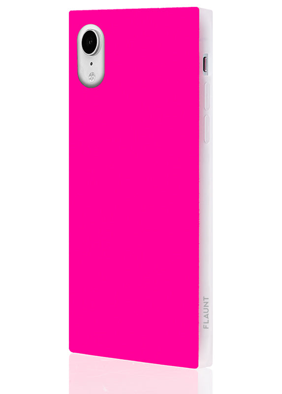 Neon Pink SQUARE iPhone Case