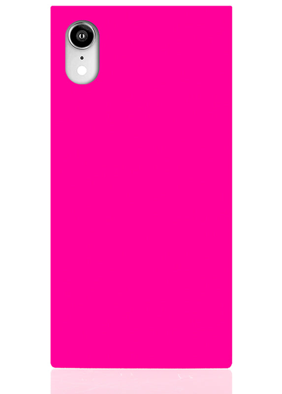 Neon Pink SQUARE iPhone Case