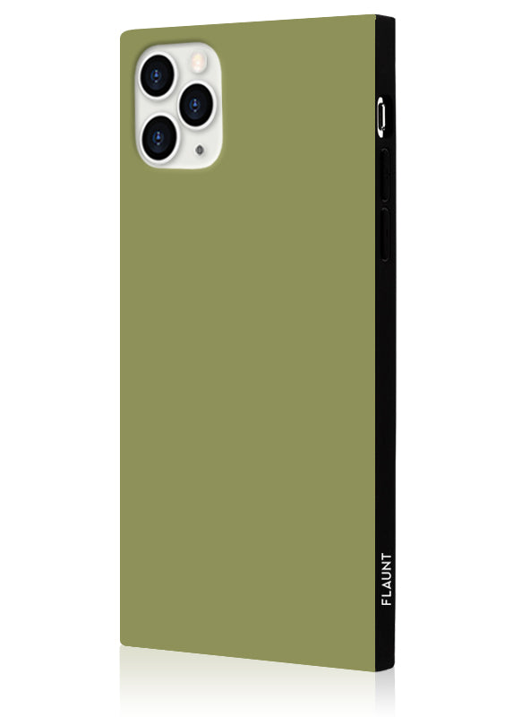 Olive Green SQUARE iPhone Case