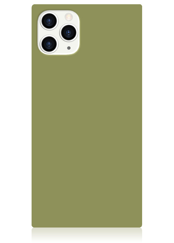 Olive Green SQUARE iPhone Case