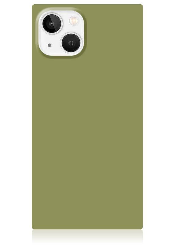 Olive Green SQUARE iPhone Case