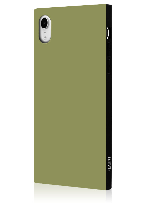 Olive Green SQUARE iPhone Case