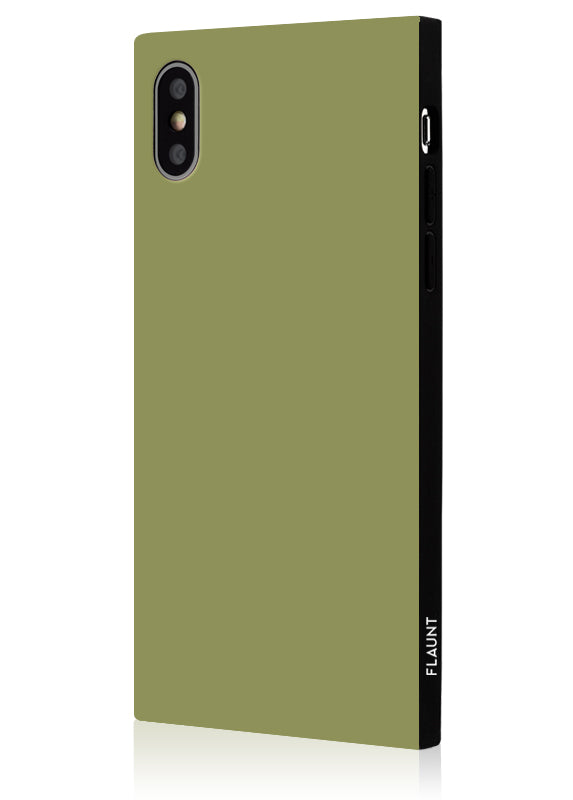 Olive Green SQUARE iPhone Case