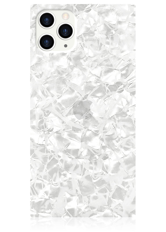 White Pearl SQUARE iPhone Case