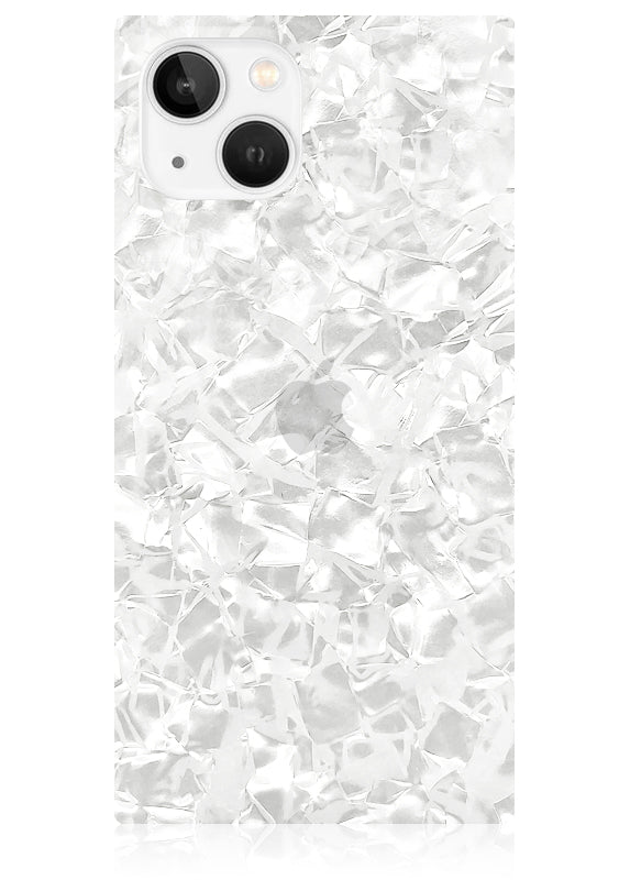 White Pearl SQUARE iPhone Case