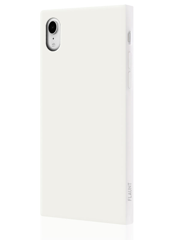 White SQUARE iPhone Case