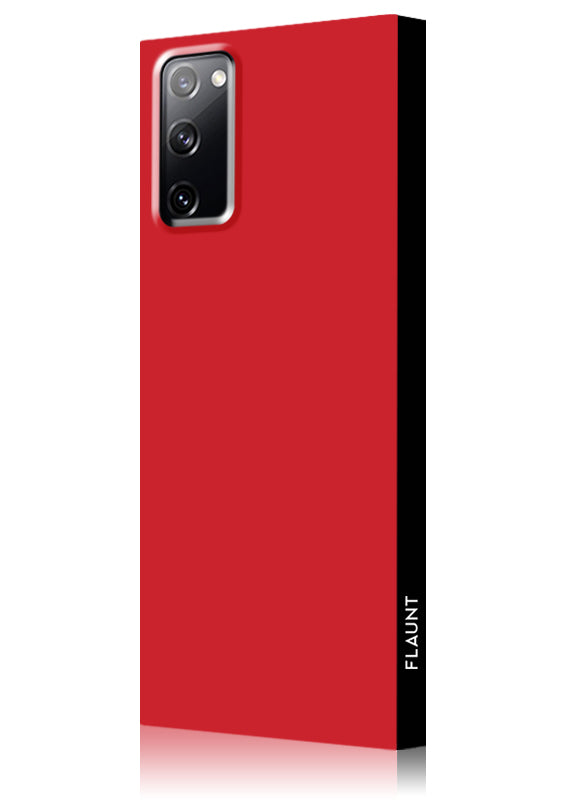 Red SQUARE Galaxy Case