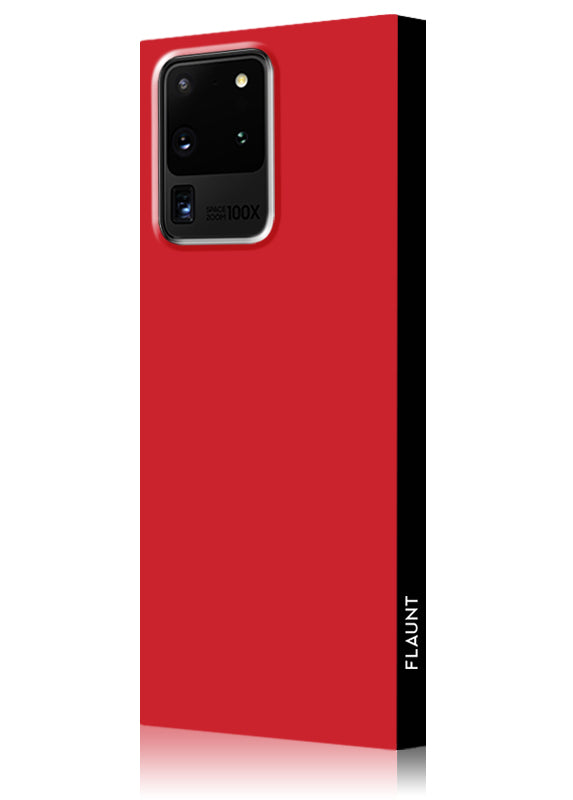 Red SQUARE Galaxy Case