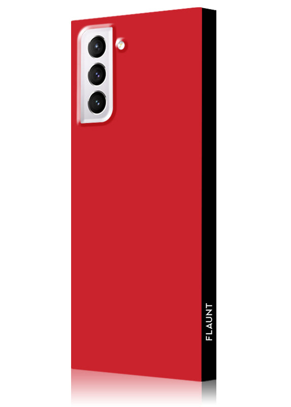 Red SQUARE Galaxy Case