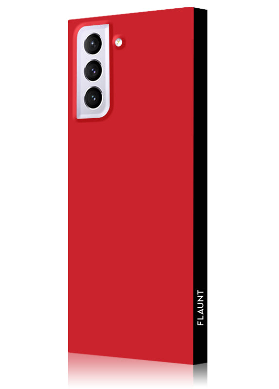 Red SQUARE Galaxy Case