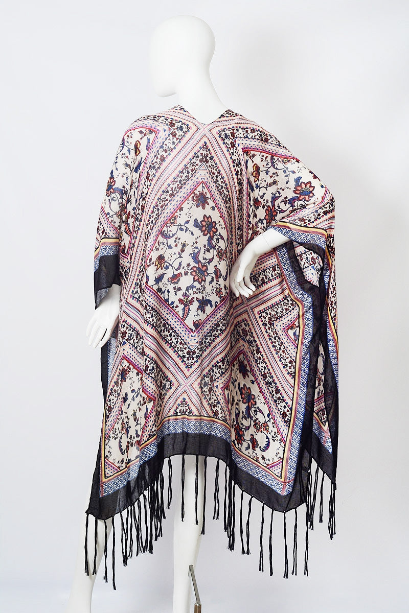 Bohemian Tassel Kimono