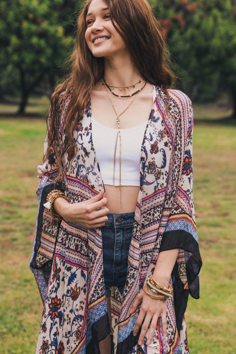 Bohemian Tassel Kimono