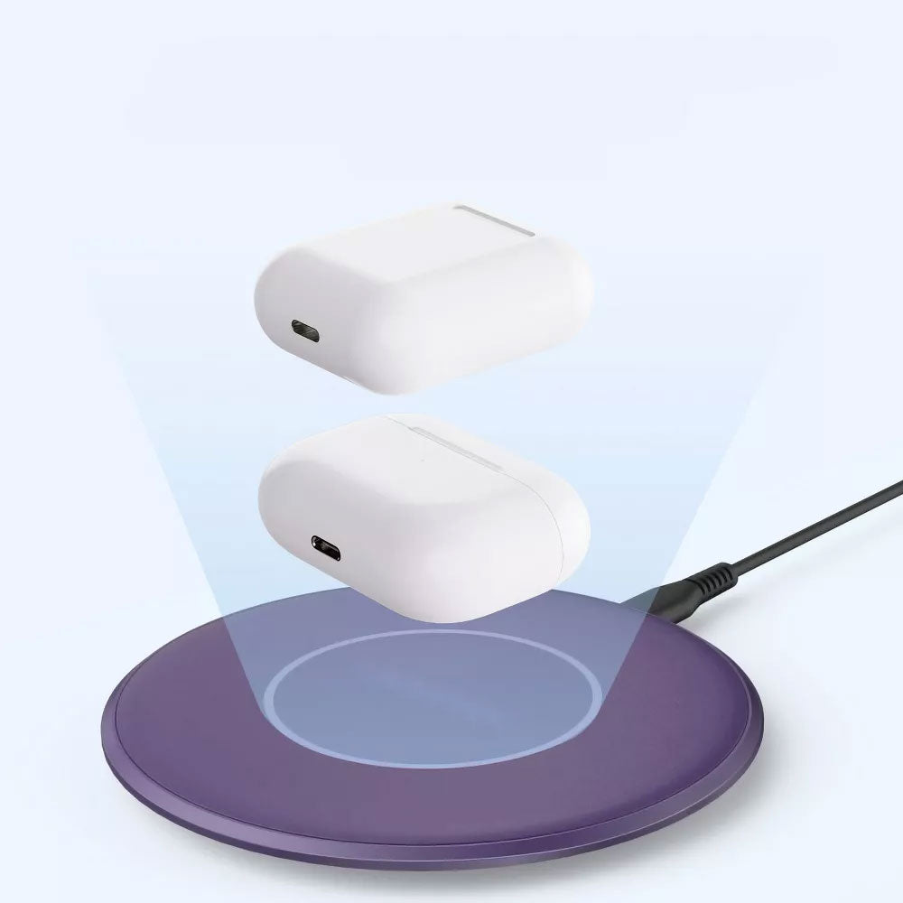 Purple 15W Wireless Charger Fast Charge Charging Pad Slim Quick Charge - ONY88