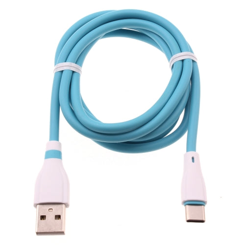 4ft USB-C Cable Blue Charger Cord Power Wire Type-C - ONE13