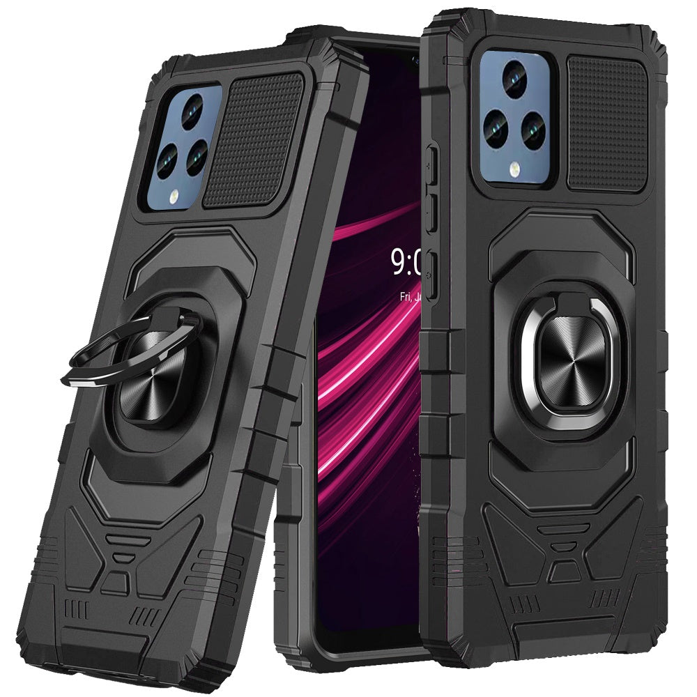 Hybrid Case Cover Metal Ring Kickstand Shockproof Armor - ONY40