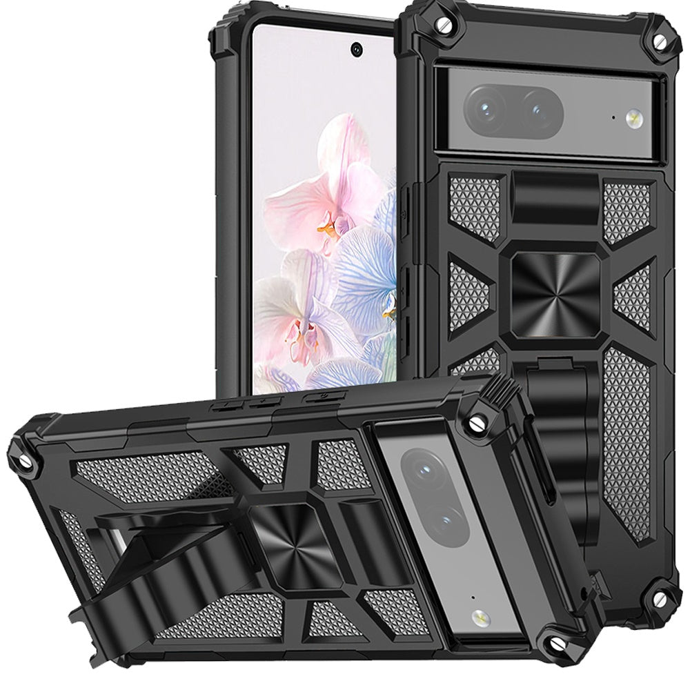 Hybrid Case Cover Metal For Magnet Kickstand Shockproof Armor - ONY38