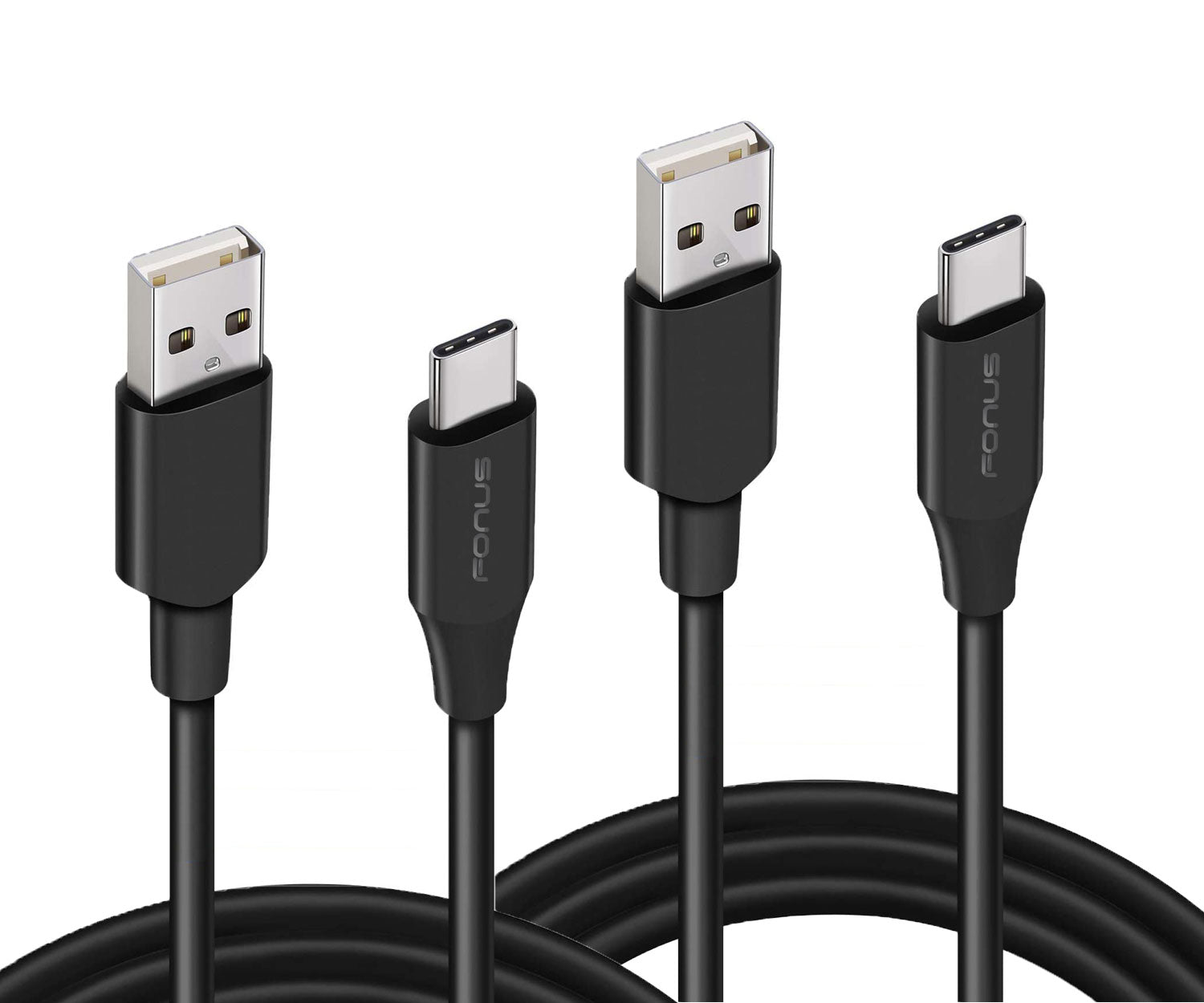3ft and 6ft Long USB-C Cables Fast Charge TYPE-C Cord Power Wire Data Sync High Speed - ONY74