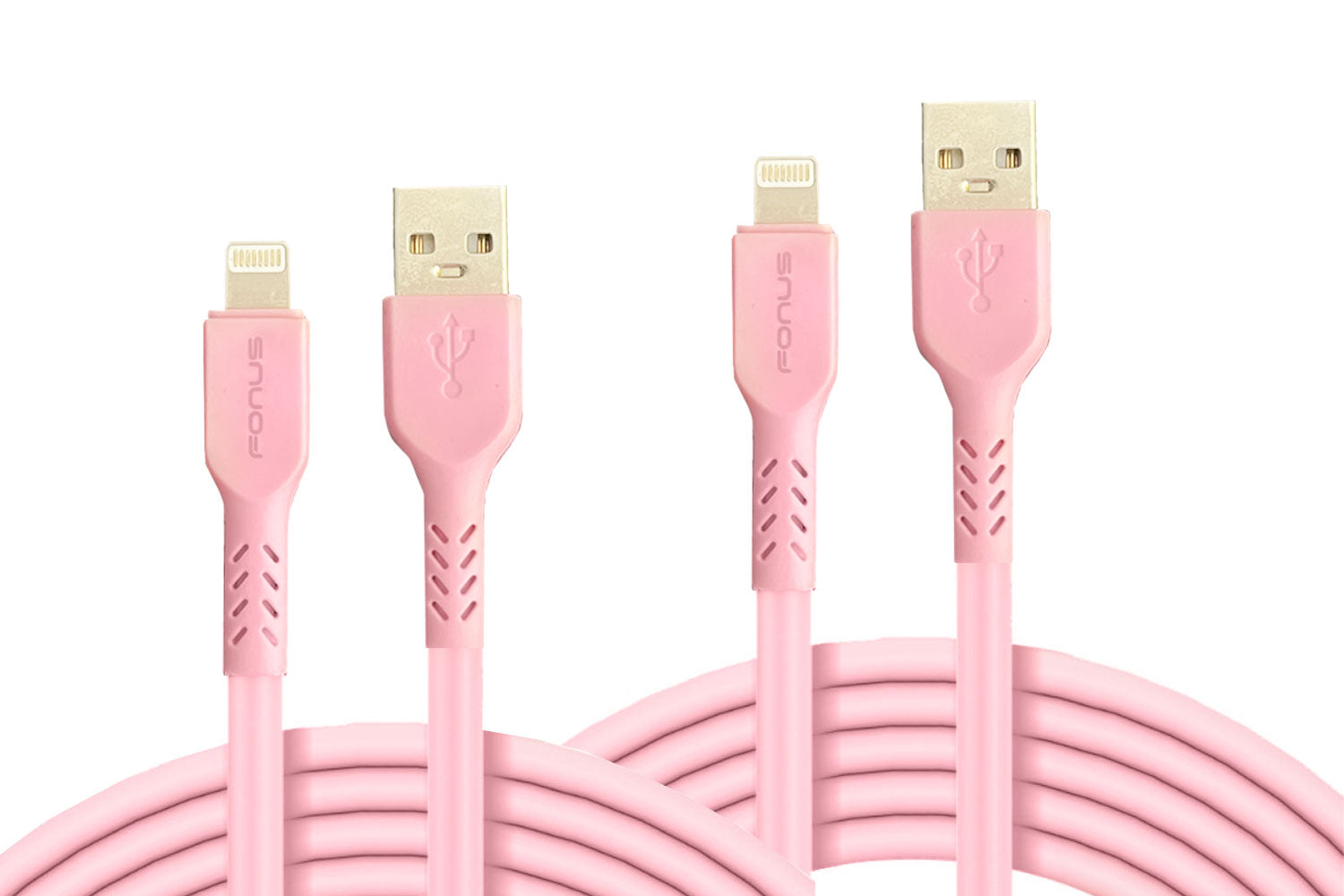 6ft and 10ft Long USB Cables Charger Cord Power Wire Wire Pink Sync - ONZ14