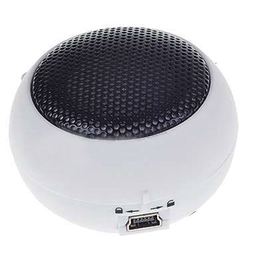 Wired Speaker Portable Audio Multimedia Rechargeable White