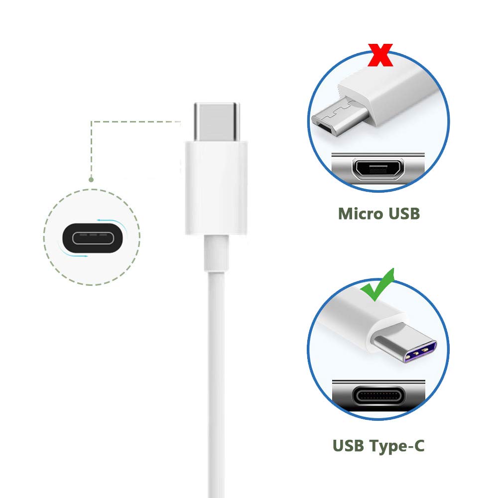 6ft and 10ft Long USB-C Cables Fast Charge TYPE-C Cord Power Wire Data Sync High Speed - ONY72