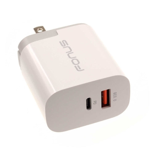 36W PD Home Wall Charger Quick Charge 2-Port