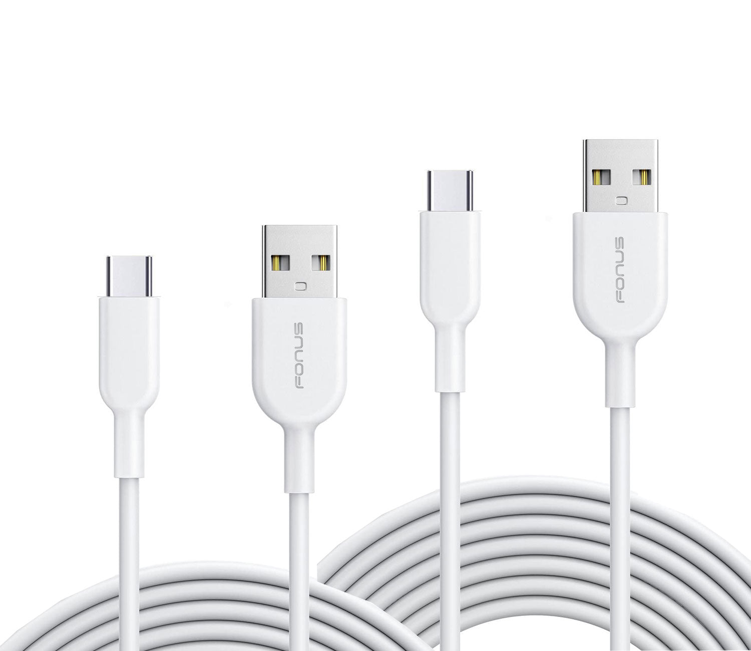 6ft and 10ft Long USB-C Cables Fast Charge TYPE-C Cord Power Wire Data Sync High Speed - ONY72