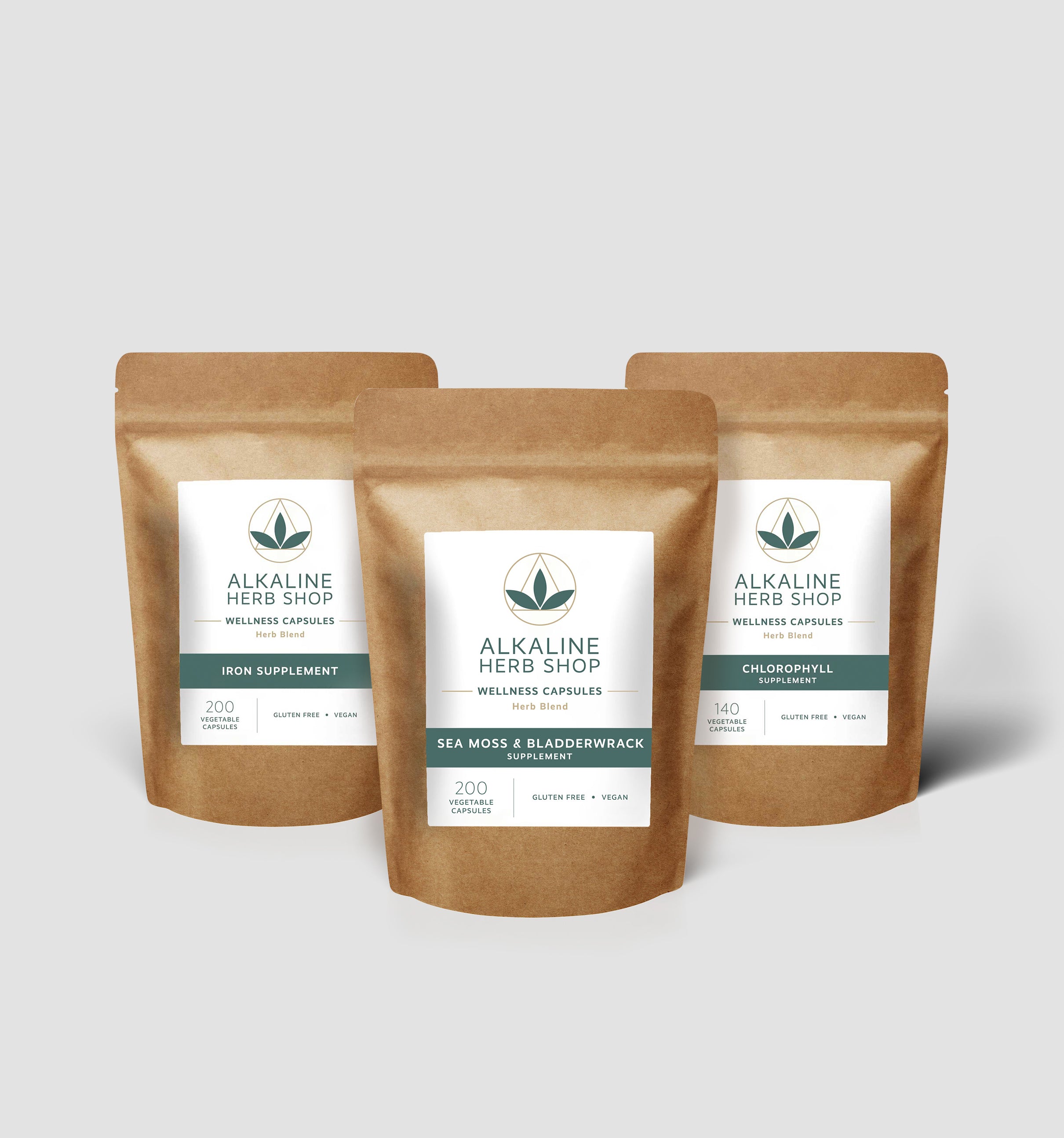 The Boost Bundle - Sea Moss and Bladderwrack, Chlorophyll and Iron