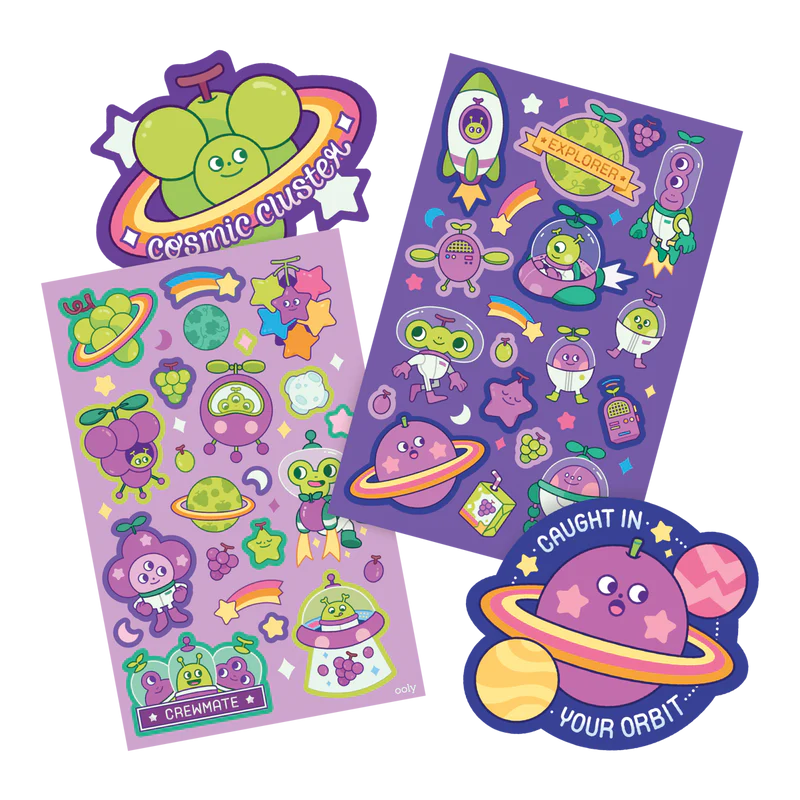 Grape Galaxy Scented Stickers