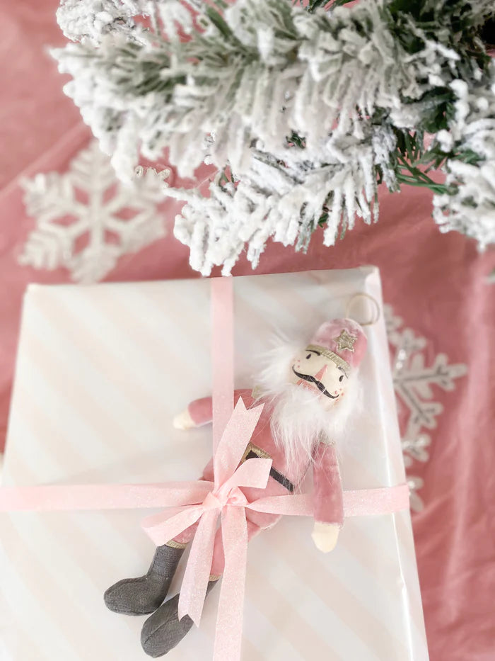 Pink Nutcracker Ornament