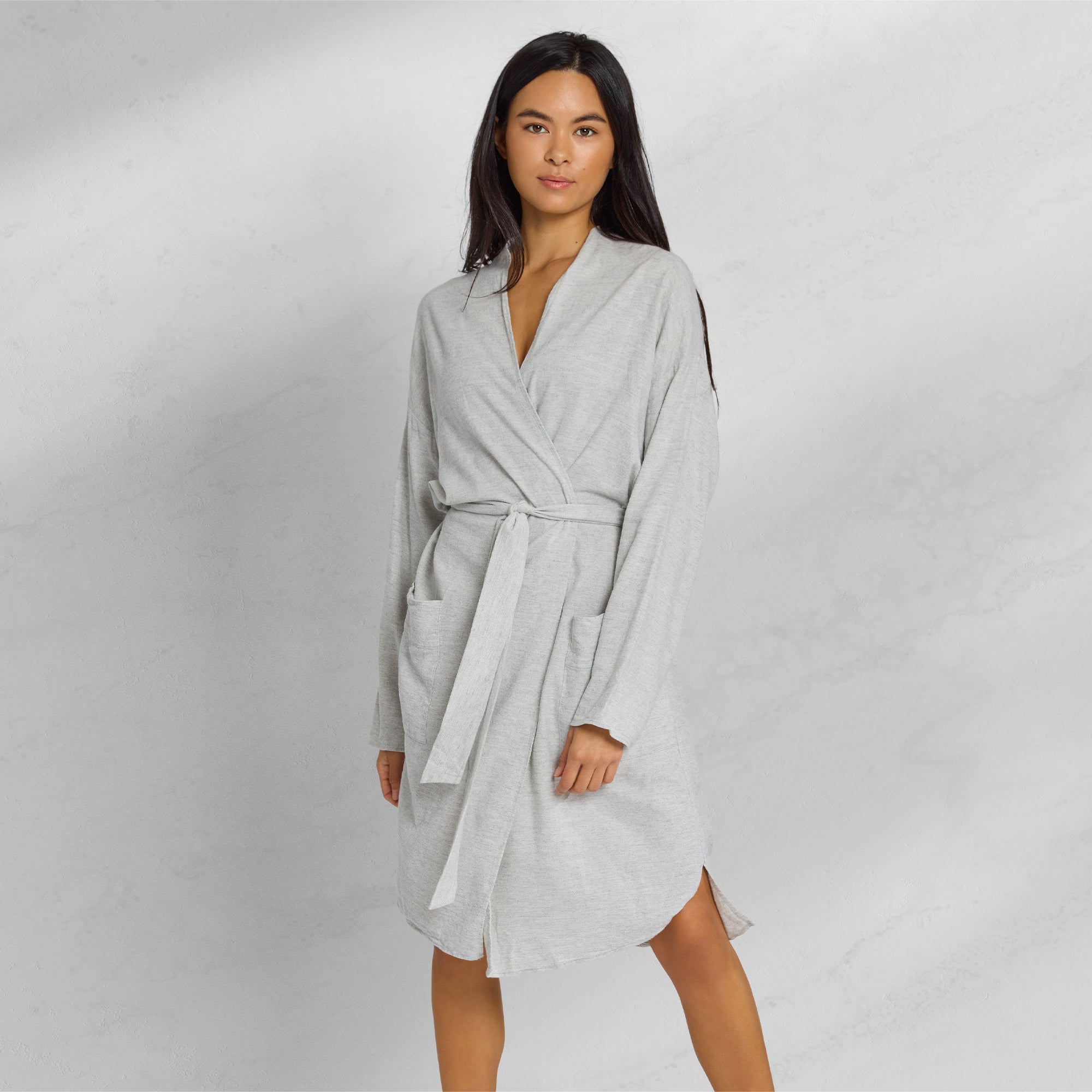 Relaxed Flannel Robe