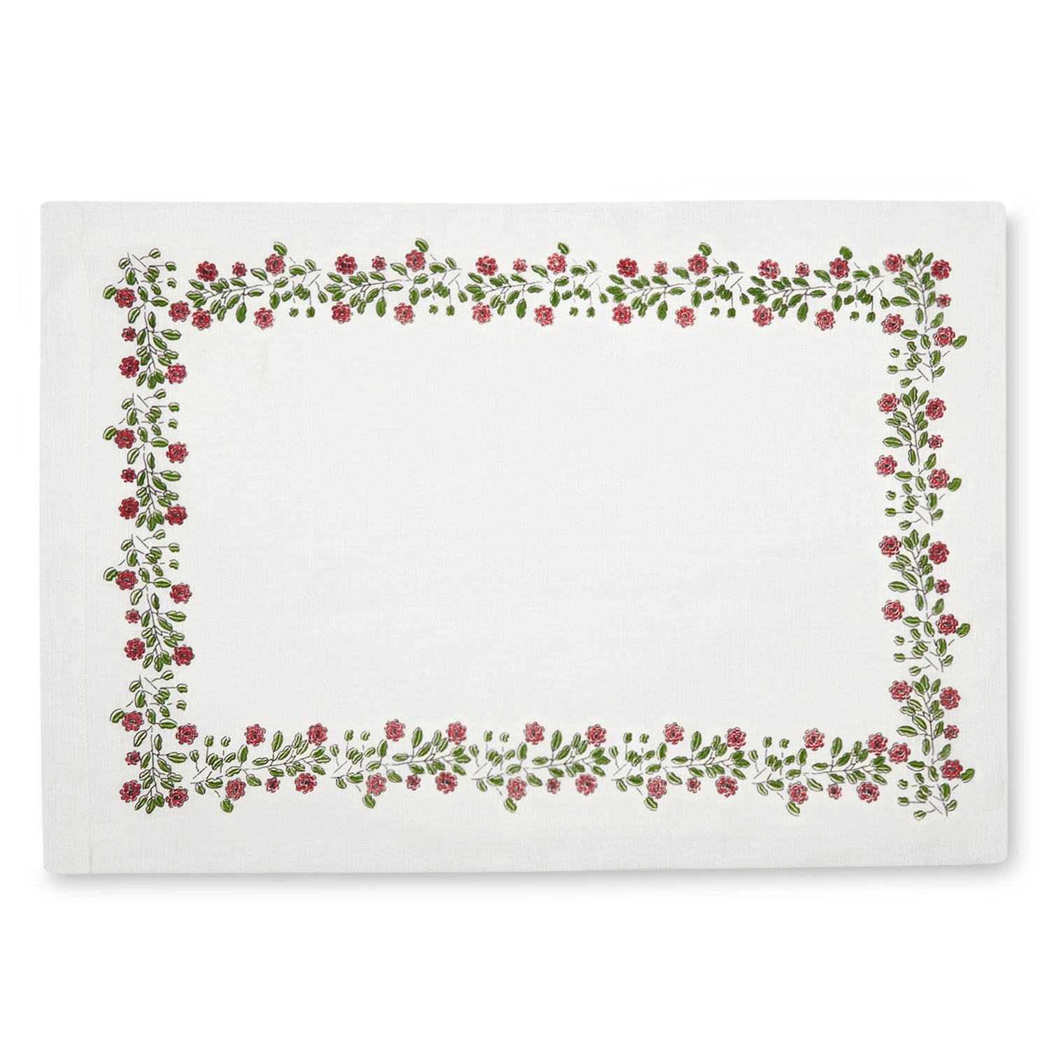 Art-chives Rose Bush Placemat, Set of 4