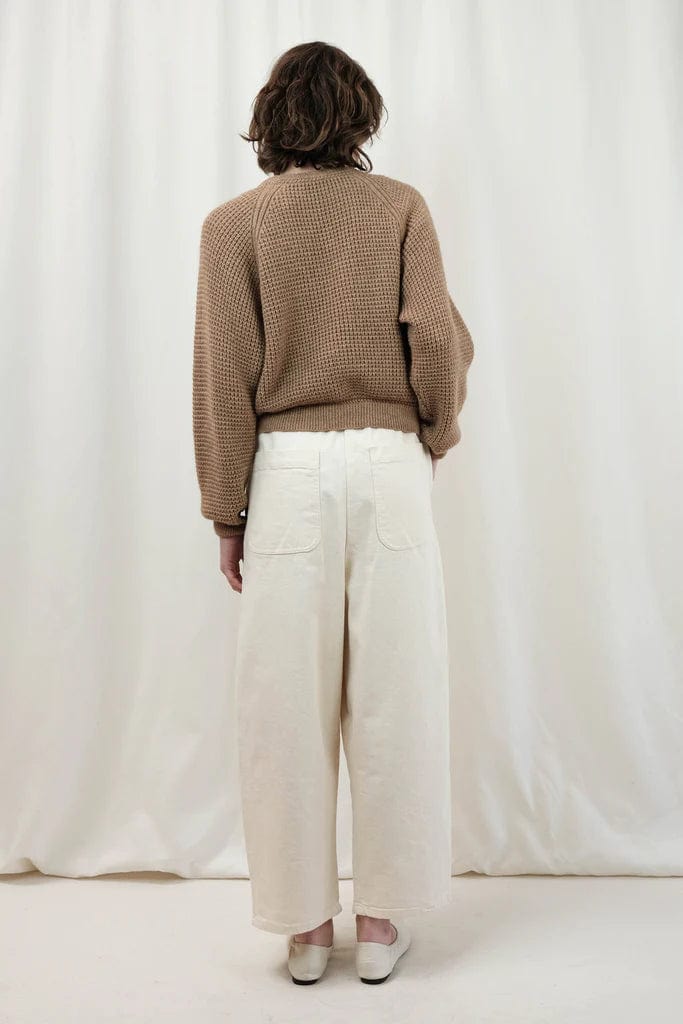 Barrel Pant - Cream