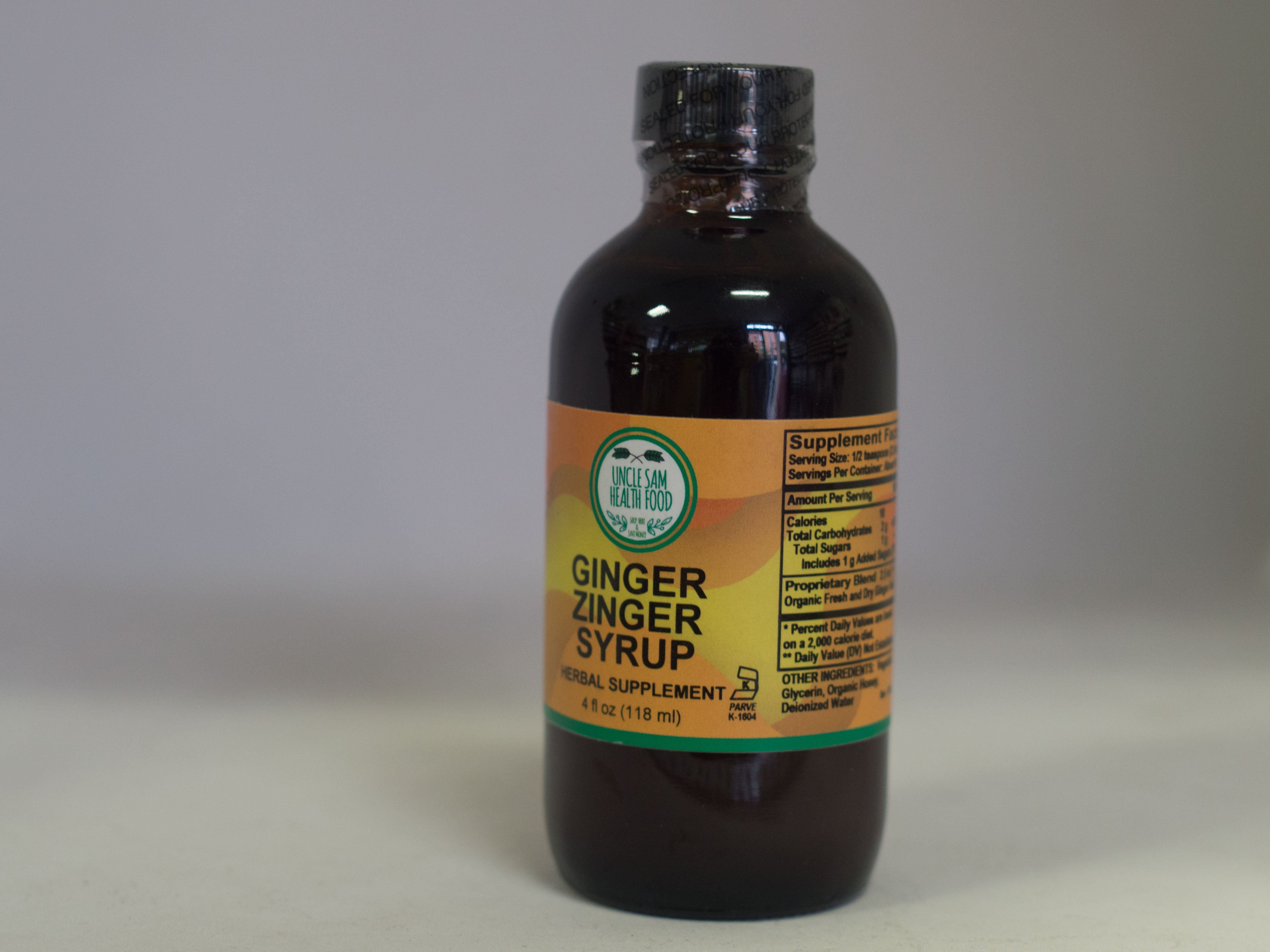 Ginger Zinger Syrup