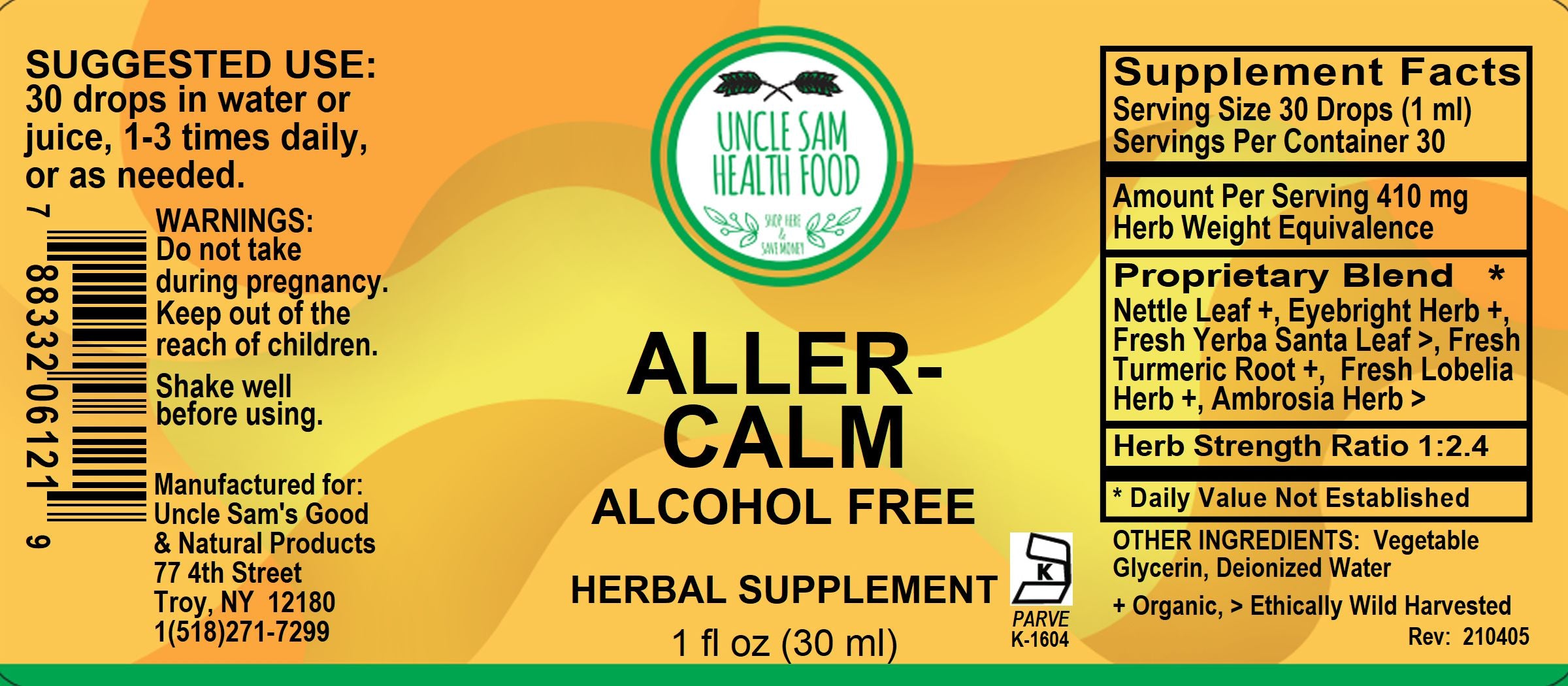 Aller-Calm (Alcohol-Free) Liquid