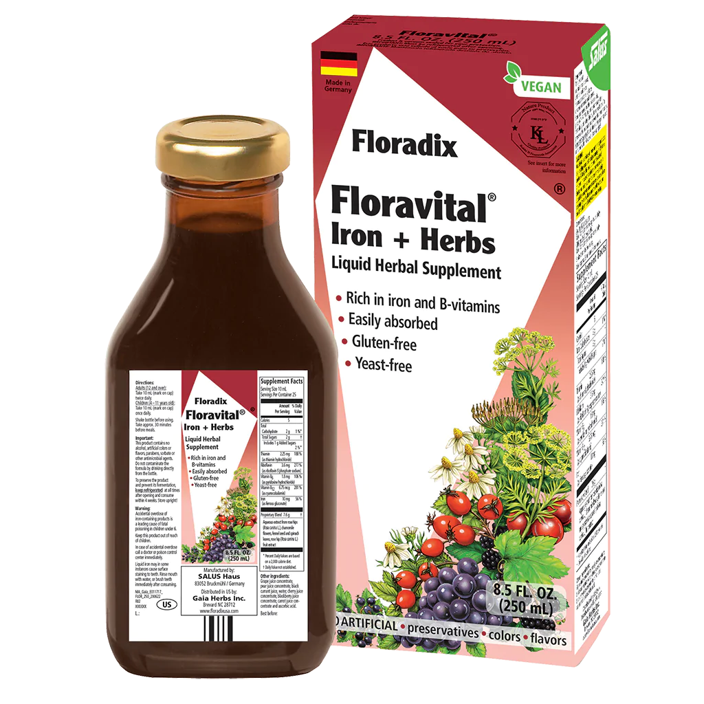 Floradix? Iron + Herbs Liquid Herbal Supplement