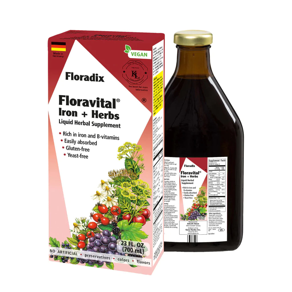 Floradix? Iron + Herbs Liquid Herbal Supplement